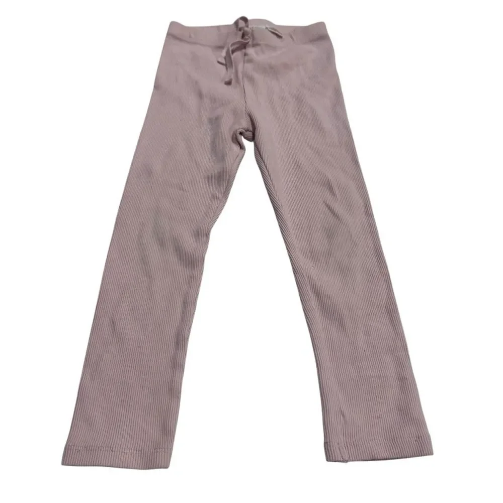Zara Girl's Pink Casual Leggings